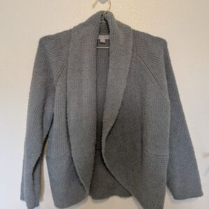 Barefoot Dreams Soft Gray Cardigan